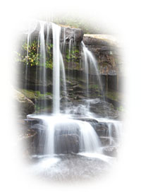reiki healing waterfall